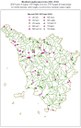 Mappa risultati analisi del mercurio nelle acque superficiali interne - anni 2011-2012