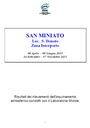 Campagna di rilevamento della qualità dell'aria con laboratorio mobile a San Miniato (PI) - anno 2011