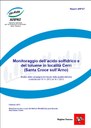 Monitoraggio dell’acido solfidrico e del toluene in località Cerri (Santa Croce sull’Arno - PI)