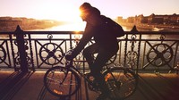 Bicicletta sul ponte