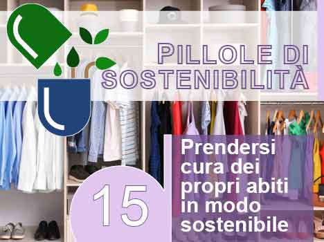 Le pillole di sostenibilità di ARPAT: prendersi cura dei propri abiti in modo sostenibile