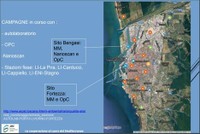 mappa delle campagne per il controllo della qualità dell'aria nei porti - Livorno
