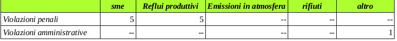 risultati controlli AIA Arezzo