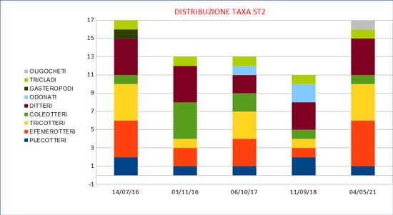 Torrente Bagnone - distribuzione taxa stazione 2