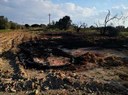 Intervento per incendio di tubi in materiale plastico a Cecina (LI)