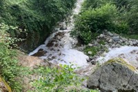 Presenza di schiuma nel torrente Pescia (PT)