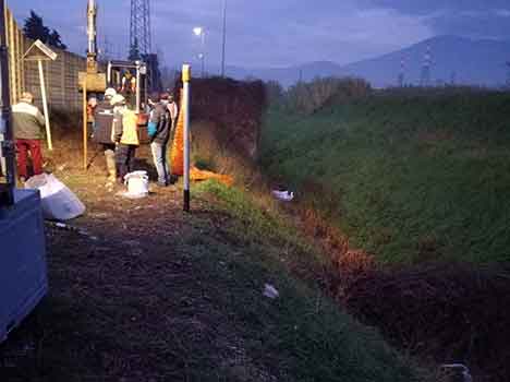 Perdita di gasolio a Calenzano