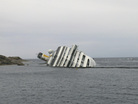 Monitoraggio Costa Concordia - aggiornamento del 9 luglio