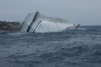 Monitoraggio Costa Concordia - aggiornamento del 13 aprile