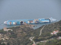 Monitoraggio Costa Concordia - aggiornamento del 25 maggio 