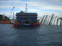 Monitoraggio Costa Concordia - aggiornamento del 5 settembre 2013
