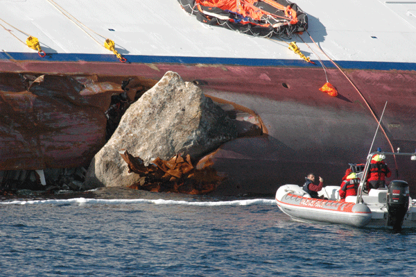 Monitoraggio Costa Concordia - aggiornamento del 9 ottobre