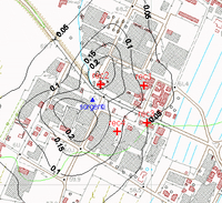 livelli di isoconcentrazione media di inquinante