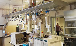 Laboratorio gascromatografia