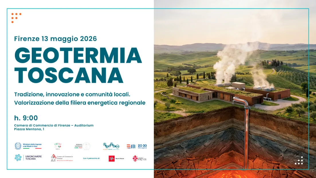 Geotermia toscana - Firenze, 13/05/2026