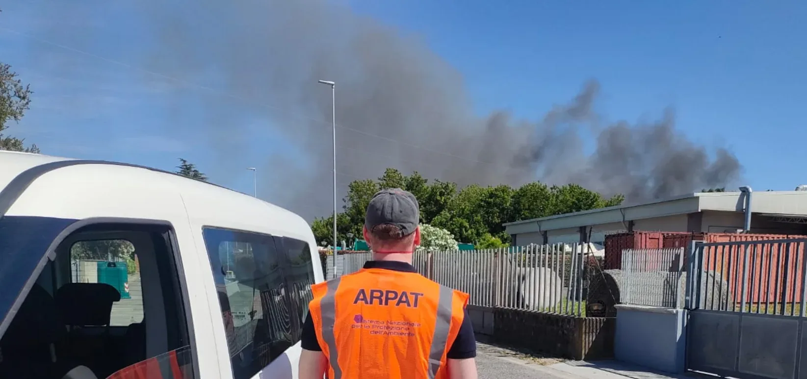 Vicopisano, incendio DELCA