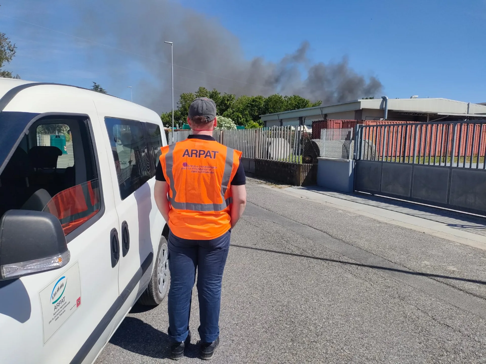 Vicopisano, incendio DELCA
