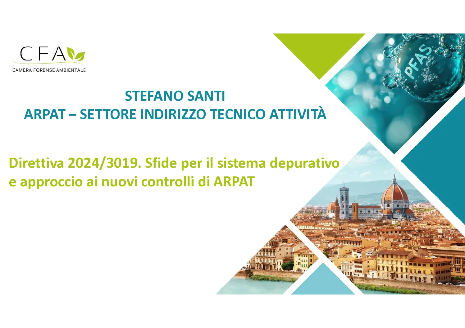 Direttiva 2024/3019. Sfide per il sistema depurativo e approccio ai nuovi controlli di ARPAT