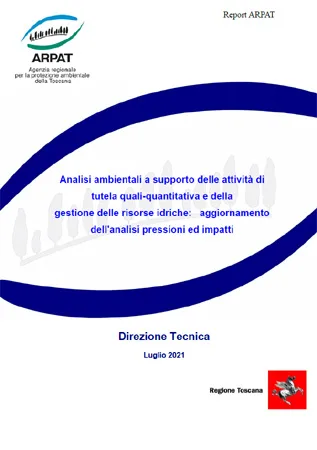 Analisi ambientali a supporto delle attività di tutela quali-quantitativa e della gestione delle risorse idriche