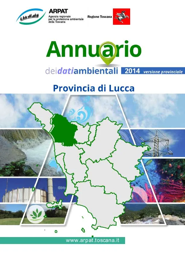 Annuario dei dati ambientali 2014 – Provincia di Lucca