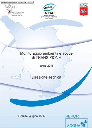 Monitoraggio ambientale acque di transizione – Anno 2016