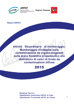Monitoraggio della contaminazione da organo-alogenati nella piana fiorentina – 2015