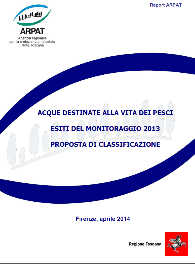 Acque destinate alla vita dei pesci – Esiti del monitoraggio 2013