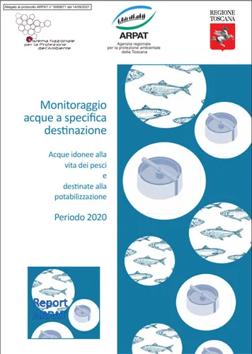 Monitoraggio delle acque idonee alla vita dei pesci e delle acque destinate alla potabilizzazione – Anno 2020