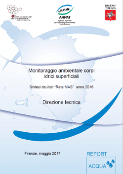 Monitoraggio ambientale dei corpi idrici superficiali – Risultati 2016