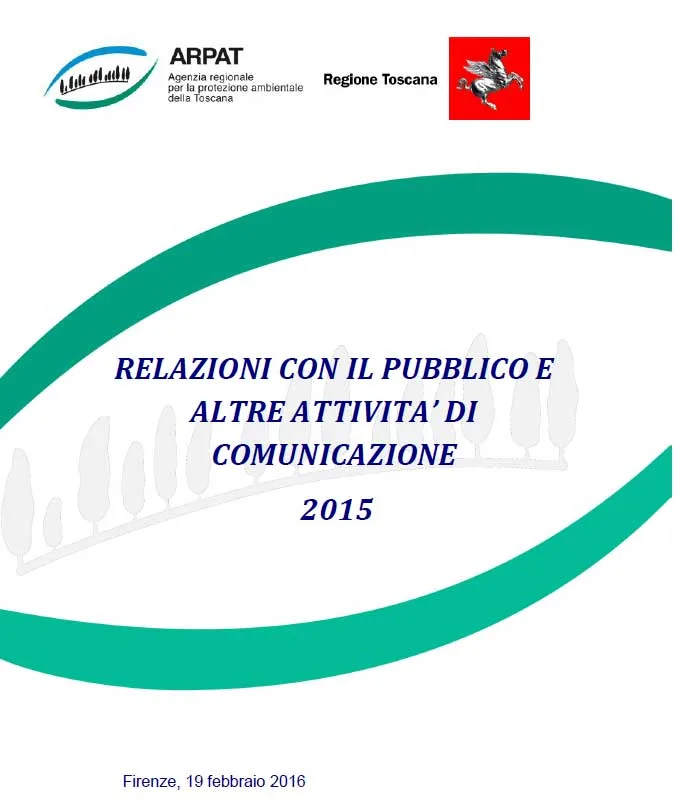 Relazioni con il pubblico e altre attività di comunicazione 2015