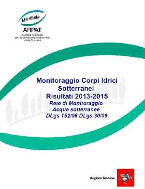 Monitoraggio corpi idrici sotterranei – Risultati 2013-2015