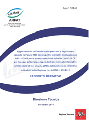 Aggiornamento dell’analisi delle pressioni e degli impatti sulle acque superficiali e sotterranee della Toscana