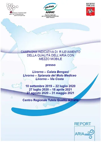Campagna indicativa di rilevamento della qualità dell’aria con mezzo mobile a Livorno – anni 2019-2021
