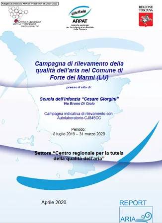 Comune di Forte dei Marmi (LU) – Campagna di rilevamento della qualità dell’aria con mezzo mobile – anni 2019 – 2020