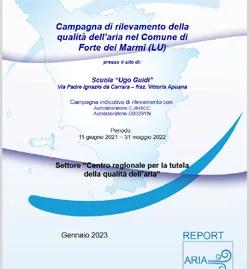 Comune di Forte dei Marmi (LU) – Campagna di rilevamento della qualità dell’aria con mezzo mobile 2021- 2022