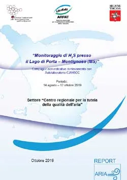 Comune di Montignoso (MS) – Campagna non indicativa di monitoraggio di H2S presso il Lago di Porta