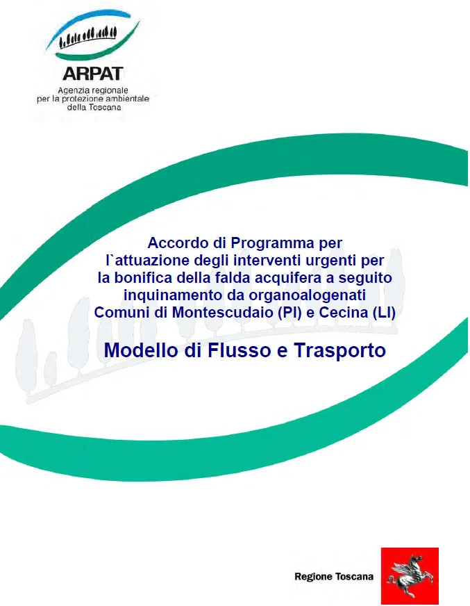 Organoalogenati: modello di flusso e trasporto nella pianura del fiume Cecina