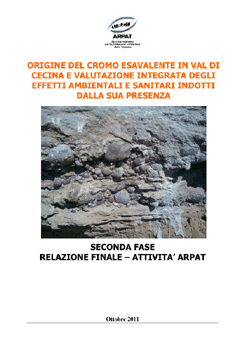 Origine del cromo esavalente in Val di Cecina