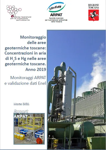 Concentrazioni in aria di H2S e Hg nelle aree geotermiche toscane – Anno 2019