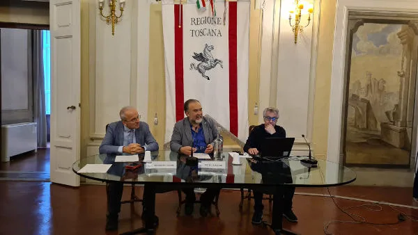da sinistra: Gozzini (LaMMA), Rubellini (ARPAT) e Rossi (ARPAT)