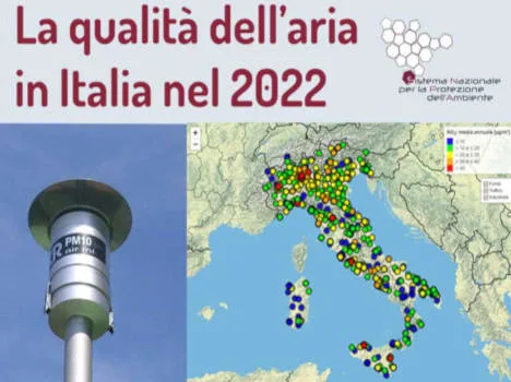 La qualità dell’aria in Italia nel 2022