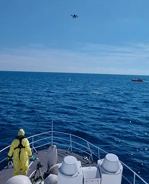 monitoraggio con drone