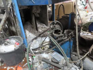 Particolare della ditta sequestrata a Bagnolo