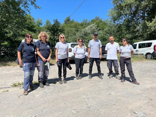 il gruppo di ispezione per la verifica del danno ambientale - diga di Pavana