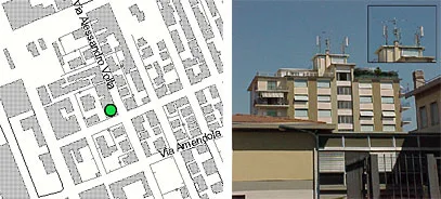 localizzazione dell'impianto