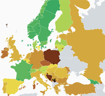 situazione europea in tema di decarbonizzazione