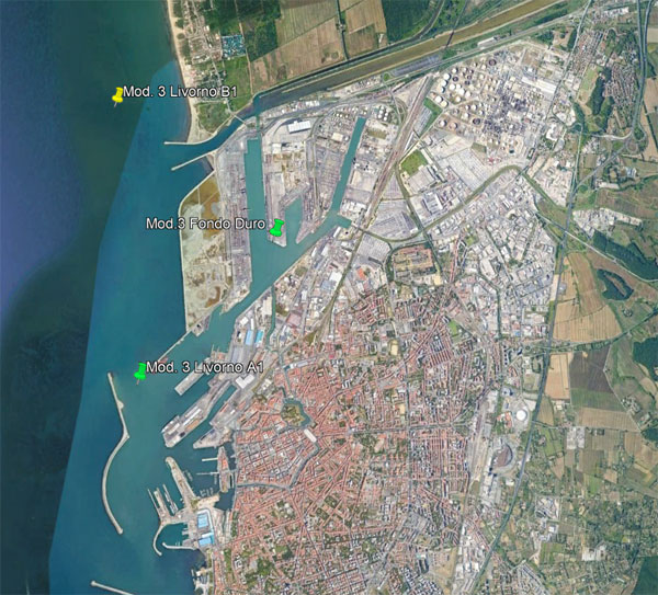mappa Livorno