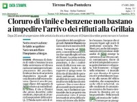 Precisazioni su discarica La Grillaia a Chianni (Pisa)