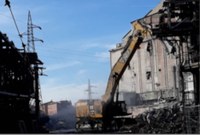 Intervento ARPAT per polveri dal cantiere demolizioni dell'acciaieria JSW Steel Italy a Piombino