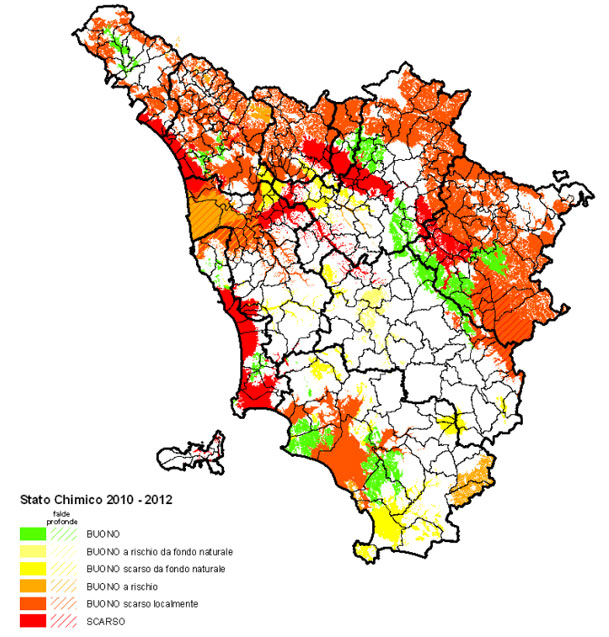 Corpi idirci della toscana e loro classificazione dal punto di vista chimico